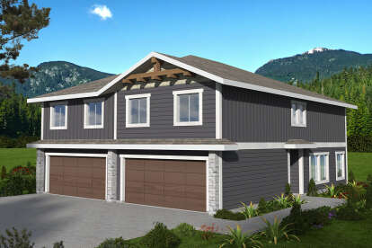 Craftsman House Plan #039-00759 Elevation Photo