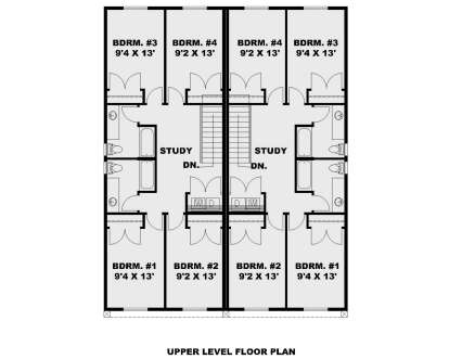 Second Floor for House Plan #039-00759