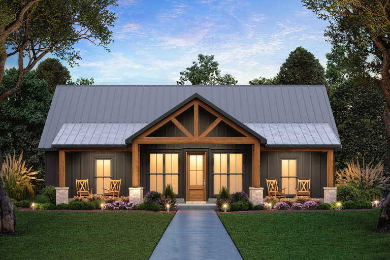 House Plan House Plan #32901 Front Elevation 