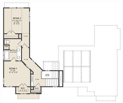 Third Floor for House Plan #5251-00003
