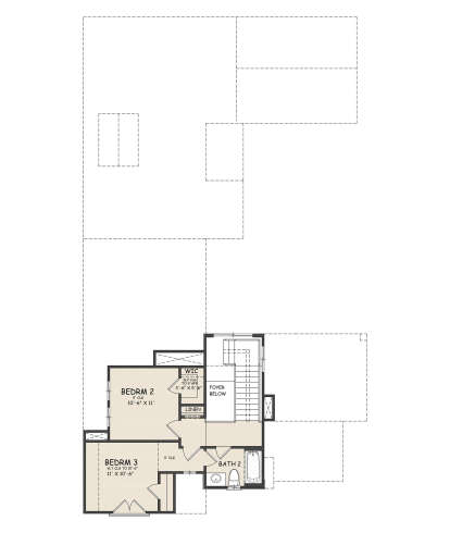 Second Floor for House Plan #5251-00004