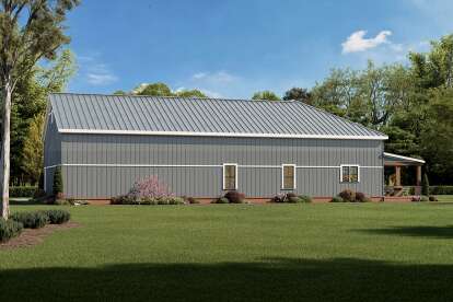 Barn House Plan #009-00440 Elevation Photo