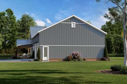 Barn House Plan #009-00440 Elevation Photo