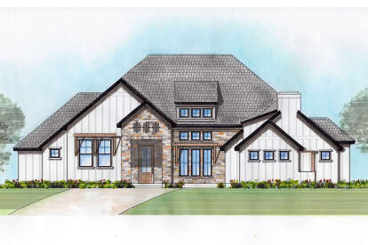 Traditional House Plan #5251-00006 Elevation Photo