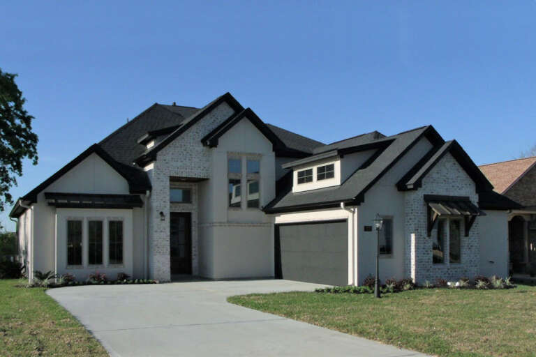 House Plan House Plan #32908 Angled Front Elevation