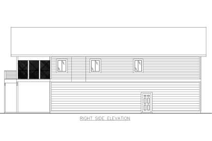 Lake Front House Plan #039-00761 Elevation Photo
