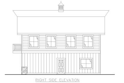 Barn House Plan #039-00762 Elevation Photo
