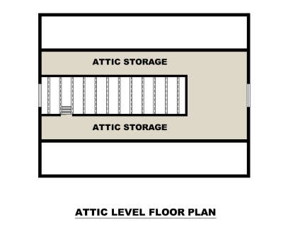 Attic Storage for House Plan #039-00762