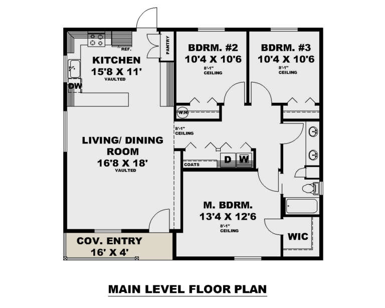 House Plan House Plan #32912 Drawing 1