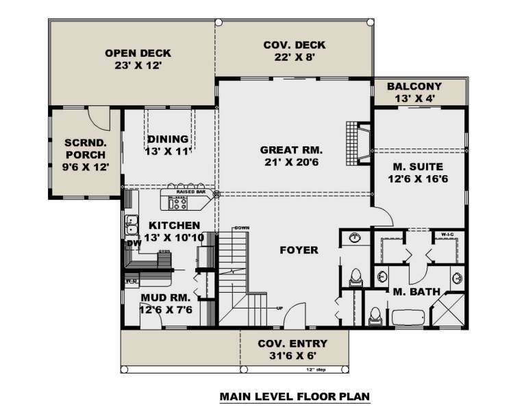 House Plan House Plan #32913 Drawing 1
