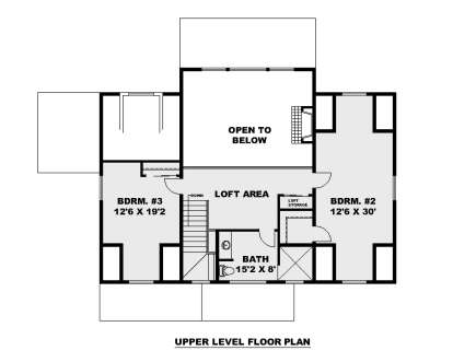 Second Floor for House Plan #039-00764