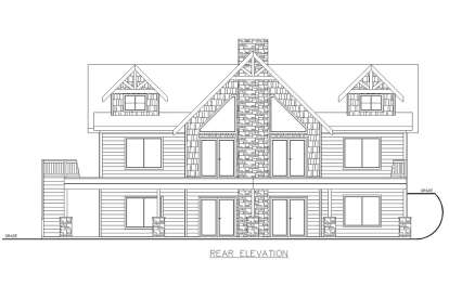 Craftsman House Plan #039-00765 Elevation Photo