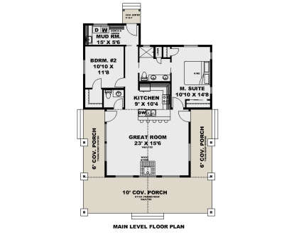 Main Floor  for House Plan #039-00766