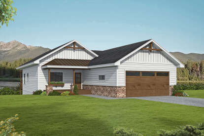 Country House Plan #039-00769 Elevation Photo