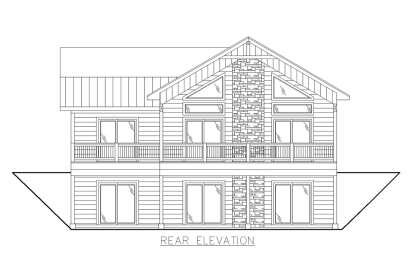 Country House Plan #039-00769 Elevation Photo