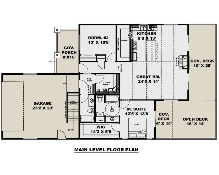 House Plan House Plan #32918 Drawing 1