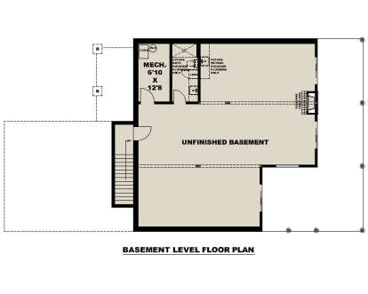Basement for House Plan #039-00769