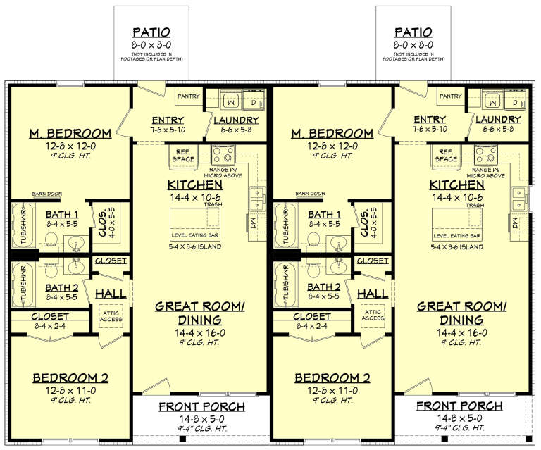 House Plan House Plan #32919 Drawing 1