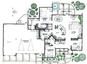 Floorplan 1 for House Plan #192-00002