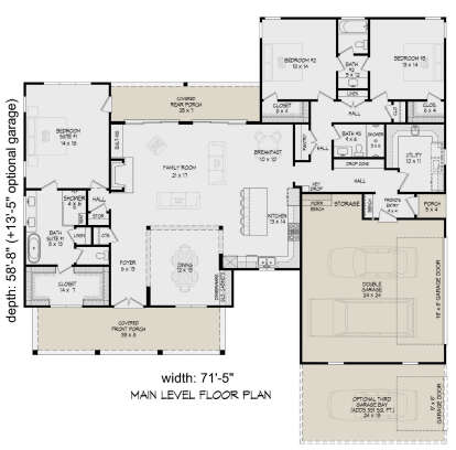 Main Floor  for House Plan #940-01280