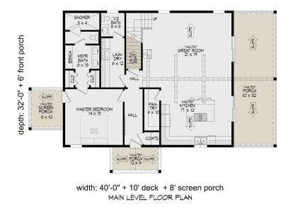 Main Floor  for House Plan #940-01281