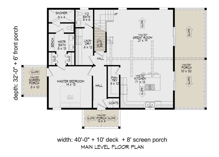 House Plan House Plan #32921 Drawing 1