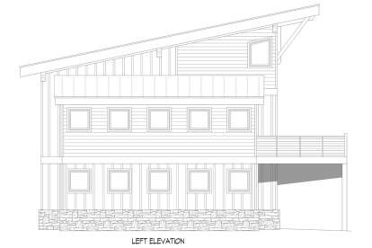 Modern House Plan #940-01282 Elevation Photo