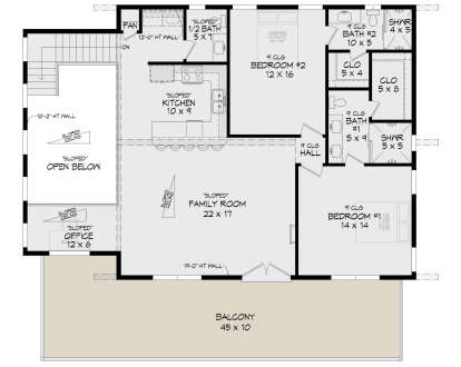 Main Floor for House Plan #940-01282