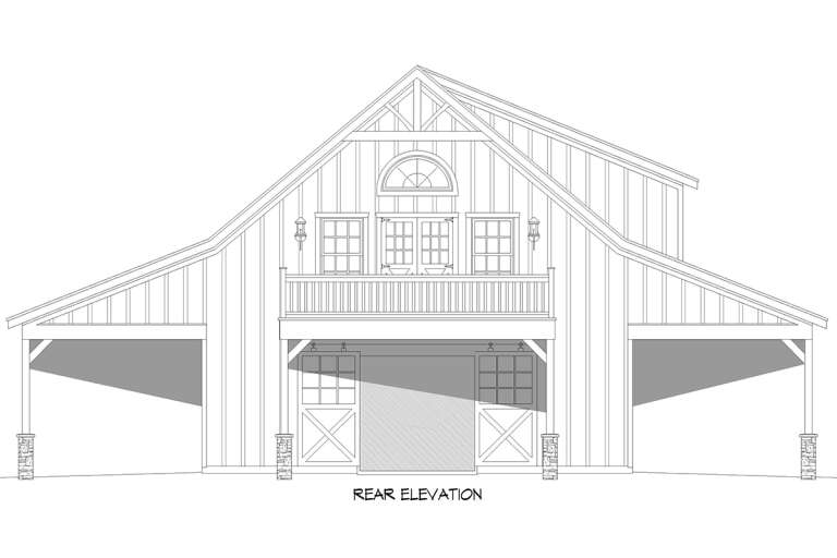 Barn Plan - 1,846 Square Feet, 4 Bedrooms, 3 Bathrooms | Floor Plan ...