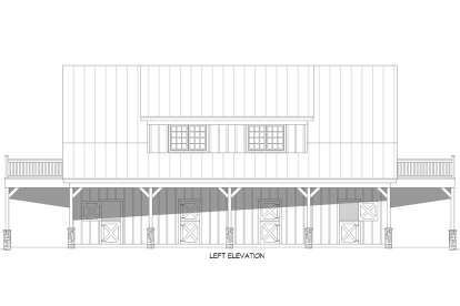 Barn House Plan #940-01283 Elevation Photo