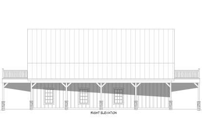 Barn House Plan #940-01283 Elevation Photo