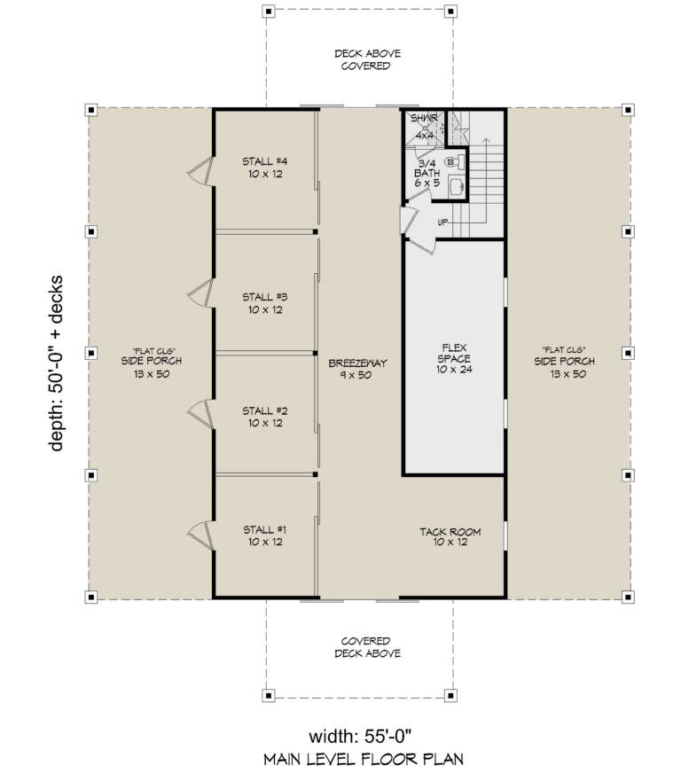 House Plan House Plan #32923 Drawing 1