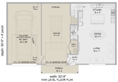 Main Floor  for House Plan #940-01284