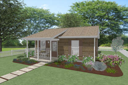 Cottage House Plan #1502-00034 Elevation Photo