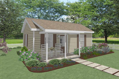 Cottage House Plan #1502-00034 Elevation Photo