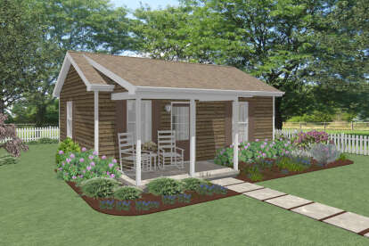 Cottage House Plan #1502-00034 Elevation Photo