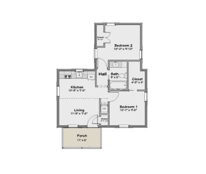 Main Floor  for House Plan #1502-00034