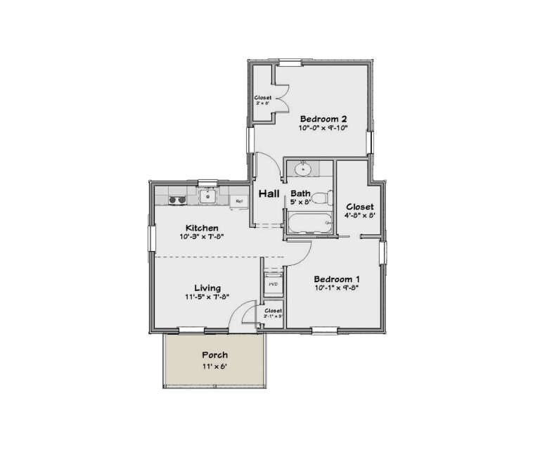 House Plan House Plan #32925 Drawing 1