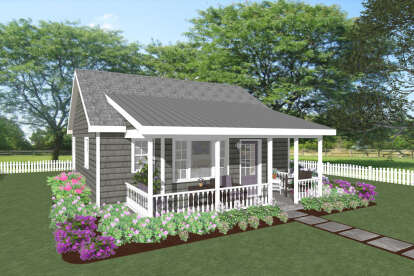 Cottage House Plan #1502-00035 Elevation Photo