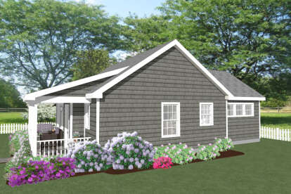 Cottage House Plan #1502-00035 Elevation Photo