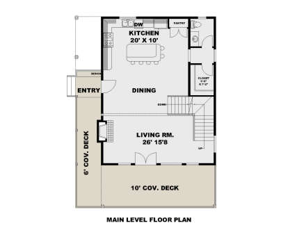 Main Floor  for House Plan #039-00771