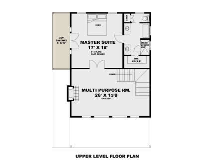 Second Floor for House Plan #039-00771