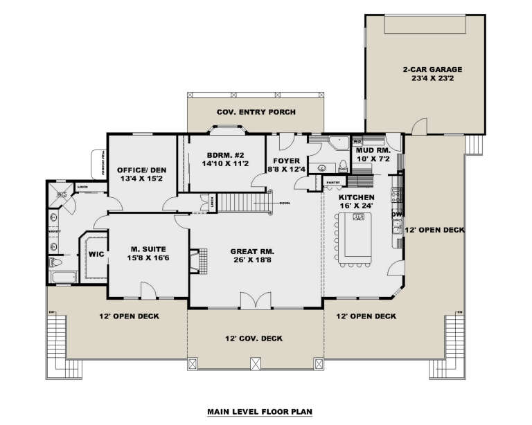 House Plan House Plan #32930 Drawing 1