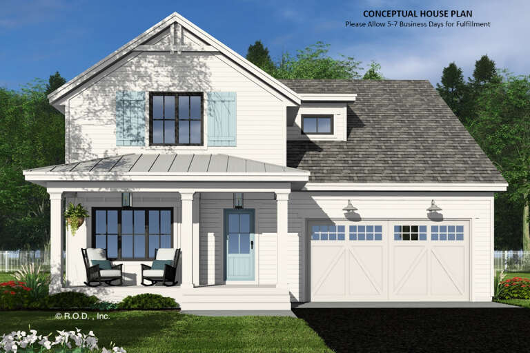 House Plan House Plan #32932 Front Elevation 