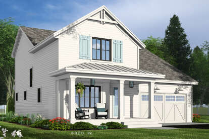 Modern Farmhouse House Plan #098-00502 Elevation Photo