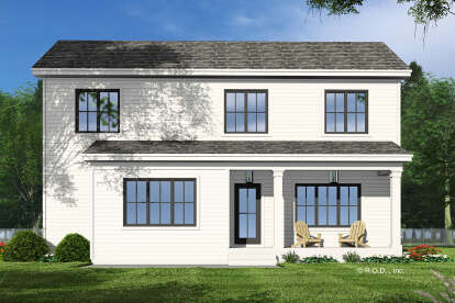 Modern Farmhouse House Plan #098-00502 Elevation Photo