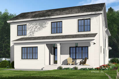 Modern Farmhouse House Plan #098-00502 Elevation Photo