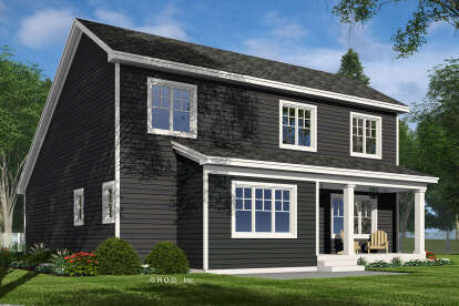 Craftsman House Plan #098-00503 Elevation Photo