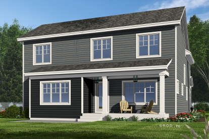 Craftsman House Plan #098-00504 Elevation Photo