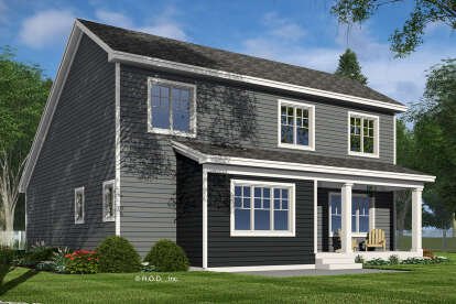 Craftsman House Plan #098-00504 Elevation Photo